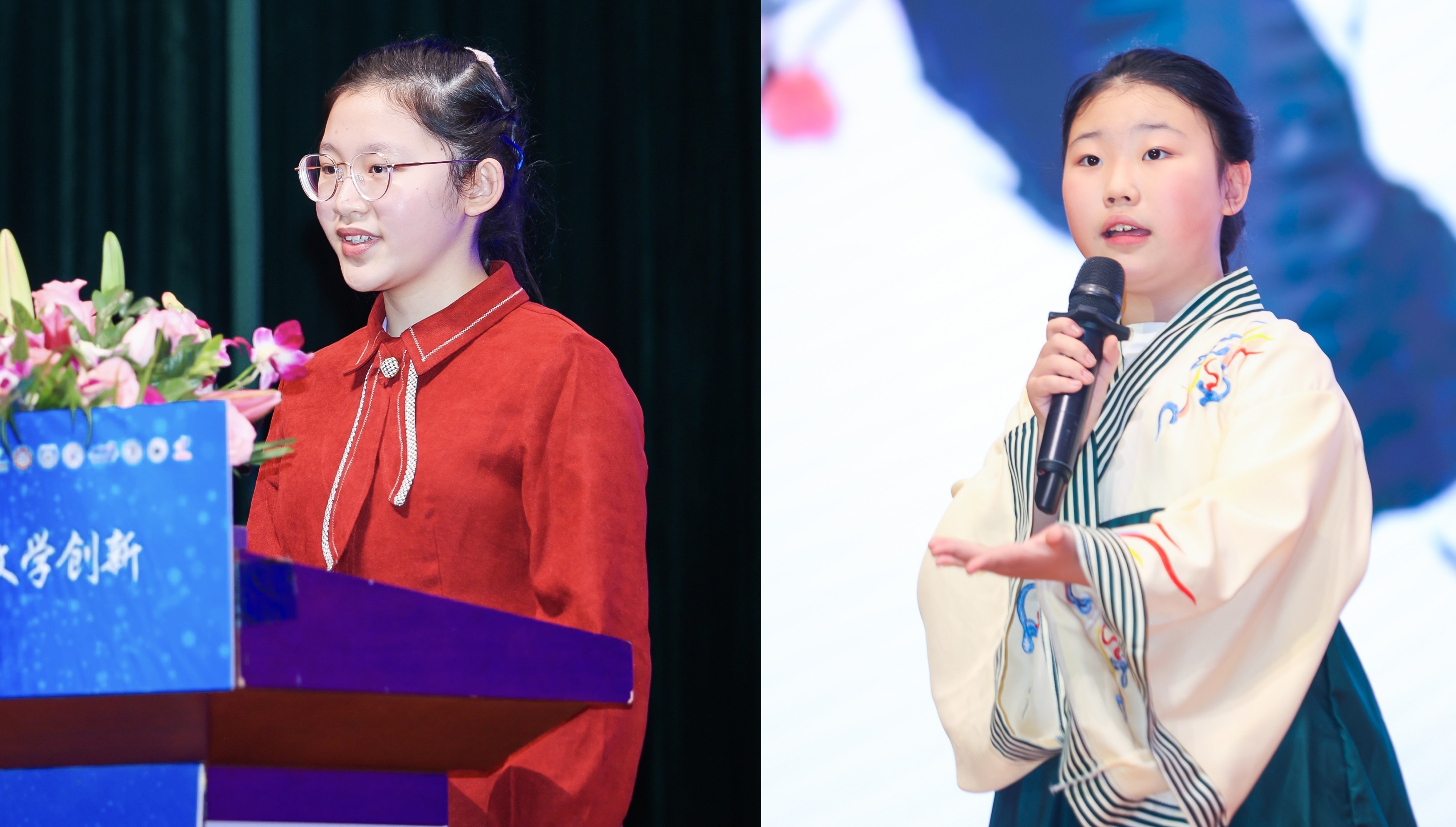 獲獎代表李睿頤、張文瑄帶來了精彩的表演